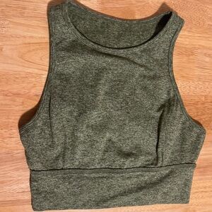 JoyLab Heather Green Crop Top